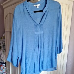 Counterparts Light Blue Blouse